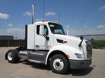 Nuvation Auto-Pilot in Peterbilt Truck